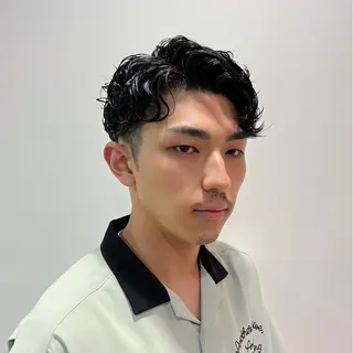 パーマ メンズ 押上/ショート・ボブ /パーマ/山口卓朗のヘアスタイル