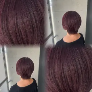 ショート カラー 髙橋 李里亜のヘアスタイル