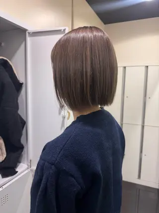 ミディアム ダブルカラーベージュ カラー/tuburaのヘアスタイル