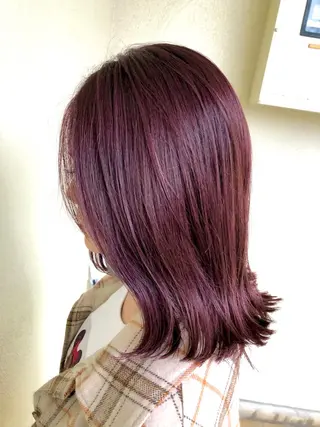 ミディアム カラー 大山 亮 【髪質改善】のヘアスタイル