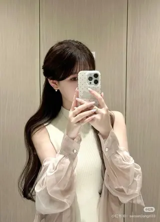 カラー AO所属・RISAKO 艶髪モテヘア🎀府中のヘアスタイル