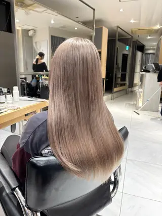 ロング カラー ヘアアレンジ 艶髪/レイヤーカット 🐣misakiのヘアスタイル