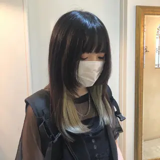 セミロング ショート/パーマ/ カラー/FUKOのヘアスタイル