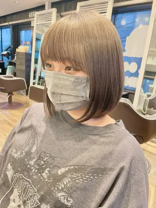 ミディアム カラー limit陽平 ショート/ボブのヘアスタイル