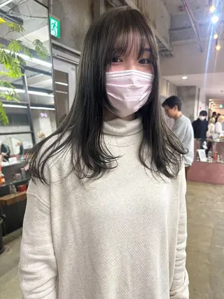 ロング カラー myu 🐈‍⬛のヘアスタイル