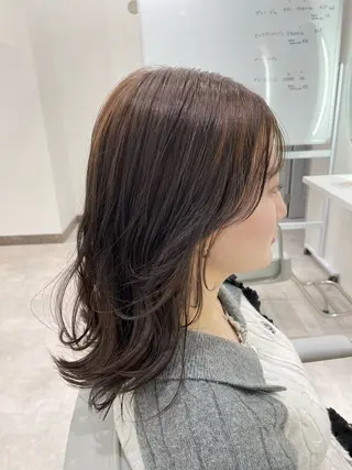 ミディアム パーマ ヘアアレンジ 前田 真紀のヘアスタイル