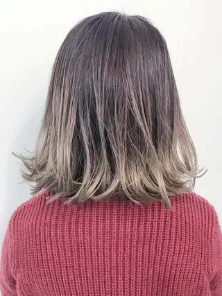 カラー pole/apartment所属・💓パーマ，💗 レイヤーカットのヘアスタイル