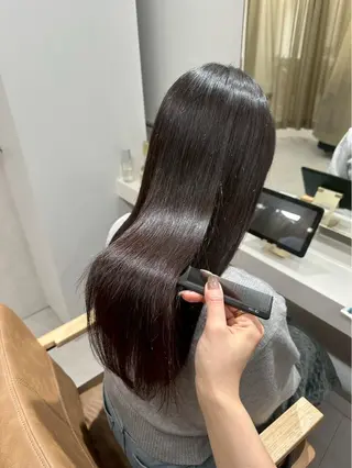 ロング カラー SLASHスラッシュ 古閑ななのヘアスタイル