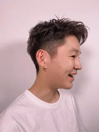 ショート パーマ メンズ tension 【テンション】のヘアスタイル