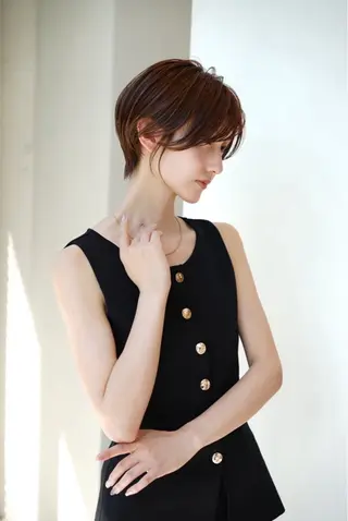 ショート カラー 加賀 千聖 /soigneのヘアスタイル
