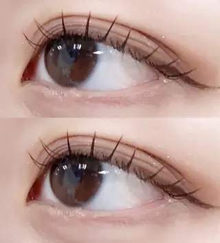 マツエク・マツパ eve🐰束間まつ毛 /透明感カラーのヘアスタイル