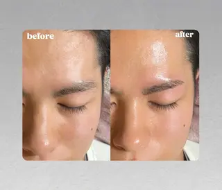 メンズ アイブロウ ponopipi 内堀の眉毛・アイブロウイメージ