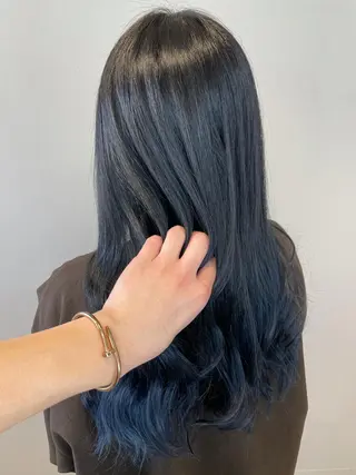 セミロング カラー 髪質改善美容師 中村　一のヘアスタイル