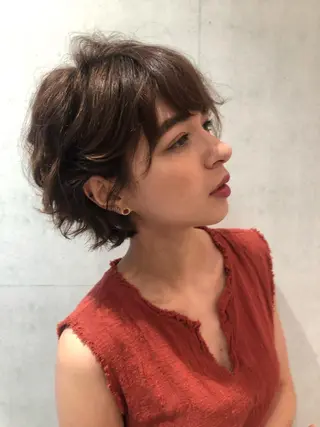 ショート ヘアアレンジ 似合わせ.ﾍｱｾｯﾄ 得意🌹井上美沙のヘアスタイル