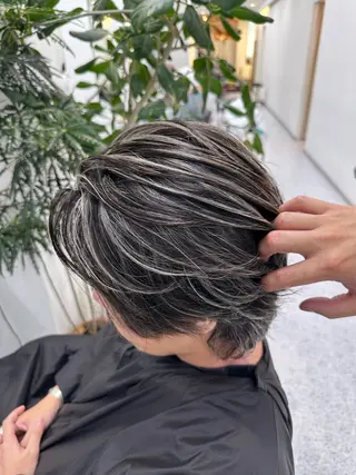ショート ヘアアレンジ メンズ 久米 治仁のヘアスタイル