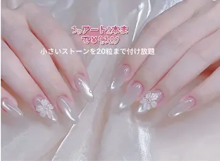 ネイル ラベンダー💖日暮里 ルル💖ネイルのネイルデザイン