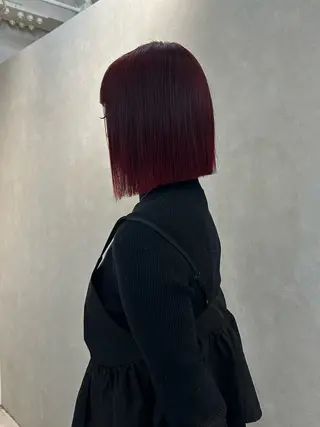 ショート えり 堀江/ボブ /成人式カラーのヘアスタイル