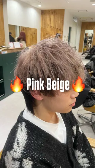 カラー メンズ 【メンズパーマ専門】 質感職人/牧野成瀬のヘアスタイル