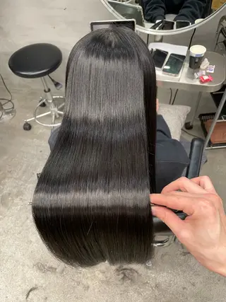 ロング パーマ 高山🐬髪質改善 池袋で縮毛矯正のヘアスタイル