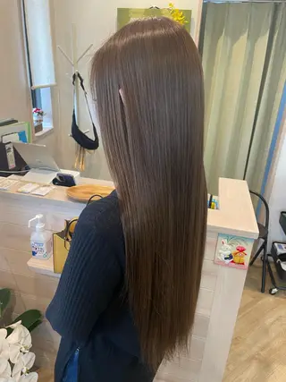 ロング カラー ヘアアレンジ like みやびのヘアスタイル