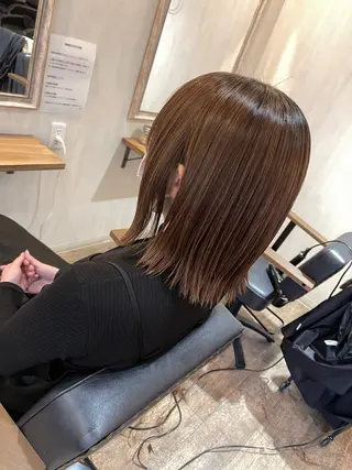 ミディアム marou 新柏のヘアスタイル