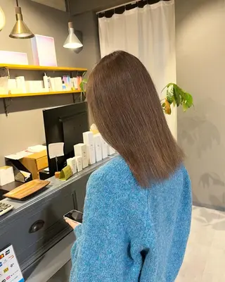 セミロング toki所属・ＳＨＵ ＮＴＡのヘアスタイル