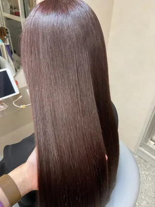 ロング カラー 新宿/韓国ヘア 中明度カラー/かやのヘアスタイル