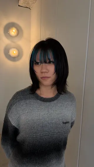 ミディアム tenn 栄店所属・mao/栄/tenn /暖色/ハイトーンのヘアスタイル