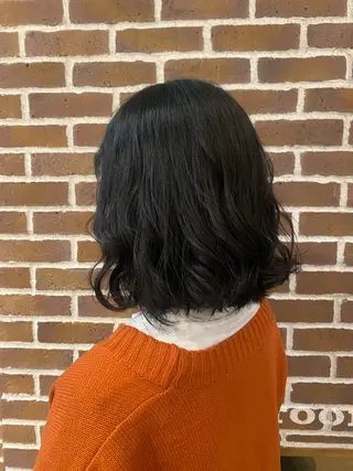 ミディアム カラー 髪質改善 すずきひじりのヘアスタイル