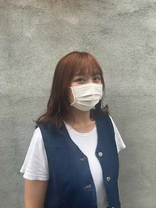ミディアム 顔周りカット 🎀サヤカ🎀のヘアスタイル