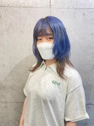 セミロング カラー kaho🧸 / 大人styleのヘアスタイル