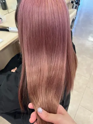 セミロング カラー 暖色専門美容師🎀 お客様満足度◎のヘアスタイル