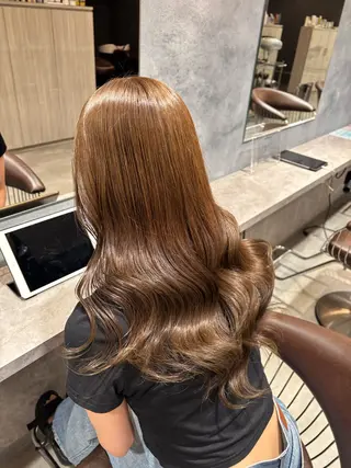 セミロング 金木 凜花のヘアスタイル