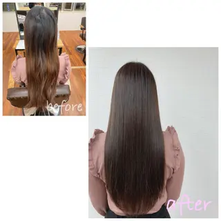 ロング カラー GRANLUSSO 〜グランルッソ駅前店所属・木口 嘉美のヘアスタイル