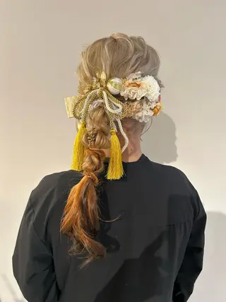 ヘアアレンジ 園田 朱理のヘアスタイル