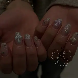 ネイル honoka ガーリーネイル໒꒱のネイルデザイン