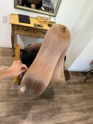 ロング 粕川 達哉のヘアスタイル