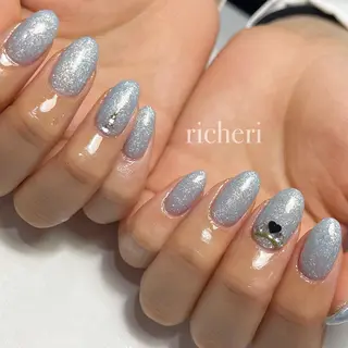 ミディアム ネイル richeri beautyのネイルデザイン