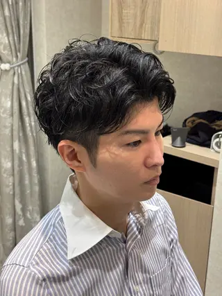 ショート メンズヘア特化 廣田和也のヘアスタイル