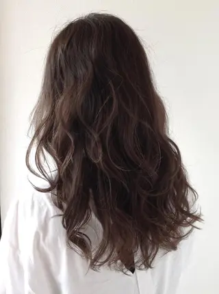 セミロング カラー エイジングケア特化 美容師✂️山崎竜二のヘアスタイル