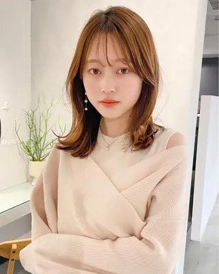 ミディアム パーマ レイヤーカットのプロ 大人ヘア宮森貴志のヘアスタイル