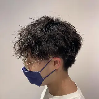 パーマ メンズ メンズ縮毛矯正 ♠️店長下平隼人のヘアスタイル