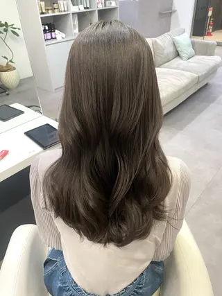 ロング カラー カラーモデル募集/ 森本明花のヘアスタイル