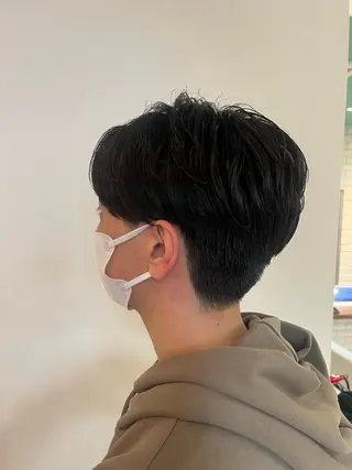 ショート カラー パーマ メンズ ️️髪質改善✨ミニモ 学割/Hina💖のヘアスタイル