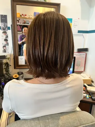 ミディアム カラー si6【シーム】 小田みきのヘアスタイル