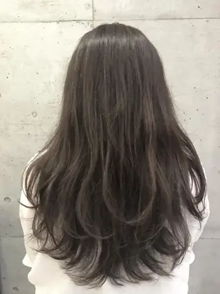 ロング カラー 大栗 佑也  髪質改善のヘアスタイル
