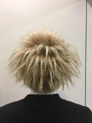 ショート ヘアアレンジ メンズ 🐺デザインウルフ / 一ノ瀬 凌🐺のヘアスタイル