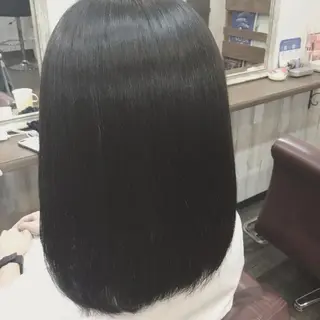 ミディアム カラー パーマ 金崎 新吾のヘアスタイル