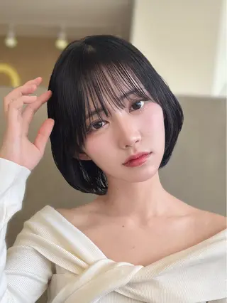 ミディアム 紅葉☘ ̖́- /似合わせカットのヘアスタイル