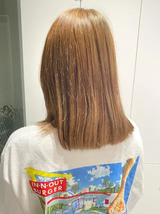 ミディアム カラー ナチュラル/韓国💎 haruka 💎のヘアスタイル